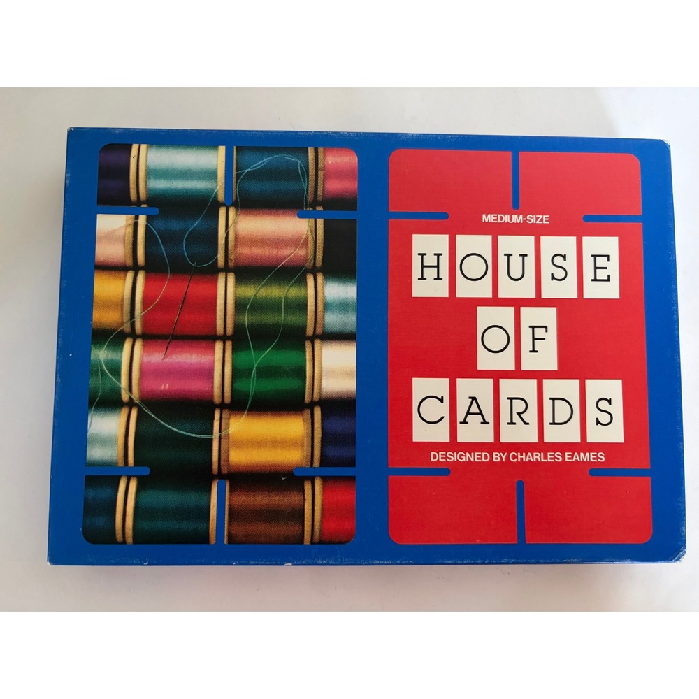 Charles Eames House of Cards Medium Vintage 1992 MoMA #1918 Modern Art Complete